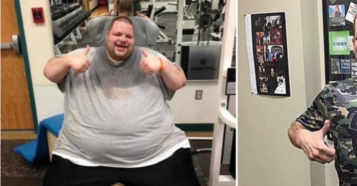 32-åringen fick dödsdomen när han vägde 306 kg. Men titta på honom NU, efter att ha gått ned 208 kg!