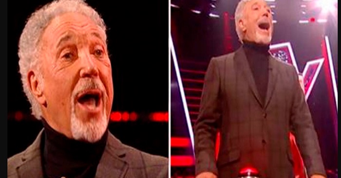 Tom Jones sitter i juryn – då går han plötsligt upp på scenen och tar över showen!