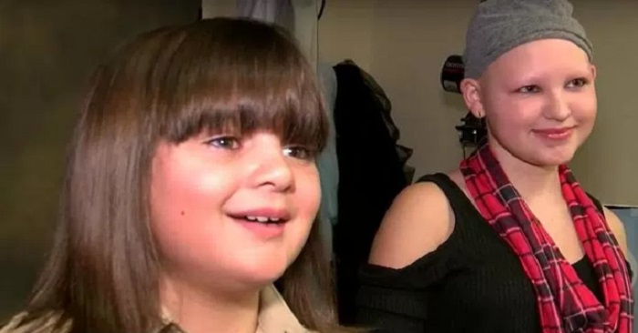 Flickan fick cancer – då gjorde hennes 10-åriga vän något underbart!! Flickan fick cancer – då gjorde hennes 10-åriga vän något underbart!!